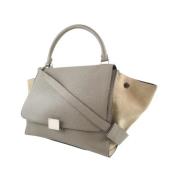 Pre-owned Leather handbags Celine Vintage , Beige , Unisex