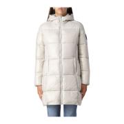 Crèmekleurige Donsjas voor Dames Save The Duck , Beige , Dames