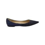 Pre-owned Platte schoenen Jimmy Choo Pre-owned , Blue , Dames