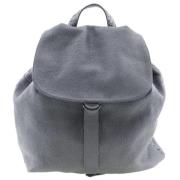 Pre-owned Leather backpacks Bottega Veneta Vintage , Gray , Dames