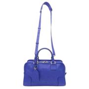 Pre-owned Leather handbags Loewe Pre-owned , Blue , Unisex
