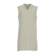 Grijze Wollen Vest voor Dames Maison Margiela , Beige , Dames