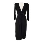 Pre-owned Viscose dresses Valentino Vintage , Black , Dames