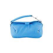 Leather handbags Off White , Blue , Dames