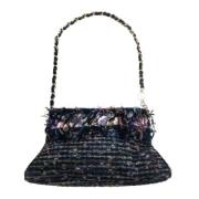 Pre-owned Fabric handbags Chanel Vintage , Blue , Dames