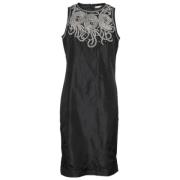 Pre-owned Silk dresses Balenciaga Vintage , Black , Dames