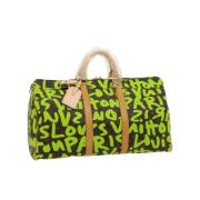 Pre-owned Canvas louis-vuitton-bags Louis Vuitton Vintage , Green , Un...