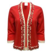 Pre-owned Cashmere tops Chanel Vintage , Red , Dames