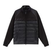 Hybride Softshell Jas Woolrich , Black , Heren