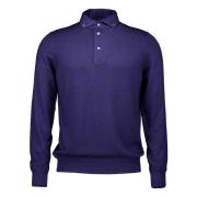 Blauwe Stijlvolle Shirt Gran Sasso , Blue , Heren