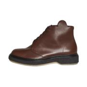 Stijlvolle Veterschoenen van Leer Adieu Paris , Brown , Dames