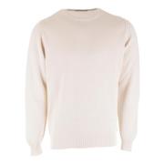 Wol Ronde Hals Pullovers Gran Sasso , Beige , Heren