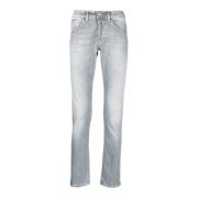 Lichtgrijs Stijlvol Dondup , Gray , Heren