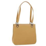 Pre-owned Leather shoulder-bags Salvatore Ferragamo Pre-owned , Yellow...