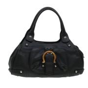 Pre-owned Leather handbags Salvatore Ferragamo Pre-owned , Black , Dam...