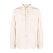 Corduroy Casual Overhemd Jacob Cohën , Beige , Heren