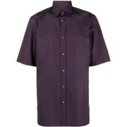 Mauve Kortemouwenshirt Maison Margiela , Purple , Heren