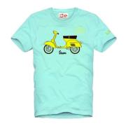 T-Shirts MC2 Saint Barth , Blue , Heren