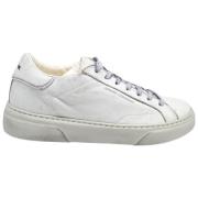 Witte Lage Top Sneakers Crime London , White , Heren