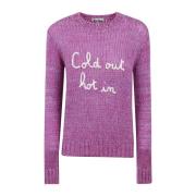 Stijlvolle Sweaters voor Heren MC2 Saint Barth , Purple , Dames