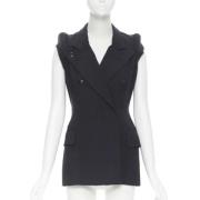 Pre-owned Cotton outerwear Maison Margiela Pre-owned , Black , Dames