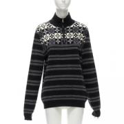 Pre-owned Wool tops Louis Vuitton Vintage , Black , Dames