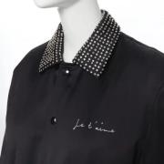 Pre-owned Fabric outerwear Saint Laurent Vintage , Black , Dames