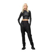 Leather Trousers Vespucci by VSP , Black , Dames
