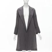 Pre-owned Fabric outerwear Yohji Yamamoto Pre-owned , Gray , Dames