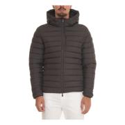 Gewatteerde Hooded Harrington Jas Save The Duck , Brown , Heren