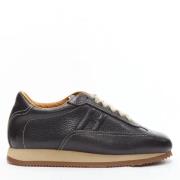 Pre-owned Leather sneakers Hermès Vintage , Black , Dames