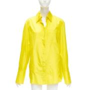 Pre-owned Silk tops Valentino Vintage , Yellow , Dames