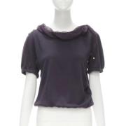 Pre-owned Cotton tops Louis Vuitton Vintage , Purple , Dames