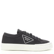 Pre-owned Canvas sneakers Prada Vintage , Black , Dames