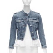 Pre-owned Denim outerwear Alexander McQueen Pre-owned , Blue , Dames
