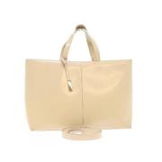 Pre-owned Leather gucci-bags Gucci Vintage , Beige , Dames