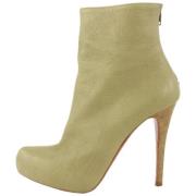 Pre-owned Laarzen Christian Louboutin Pre-owned , Beige , Dames