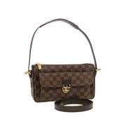 Donkerbruine Leren Chanel Handtas Louis Vuitton Vintage , Brown , Dame...