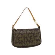 Pre-owned Canvas louis-vuitton-bags Louis Vuitton Vintage , Green , Da...