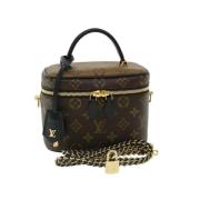 Tweedehands Bruine Leren Louis Vuitton Handtas Louis Vuitton Vintage ,...