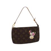 Bruine Leren Christian Dior Schoudertas Louis Vuitton Vintage , Brown ...