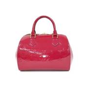 Pre-owned Leather handbags Louis Vuitton Vintage , Pink , Dames