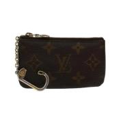 Pre-owned Canvas wallets Louis Vuitton Vintage , Brown , Dames