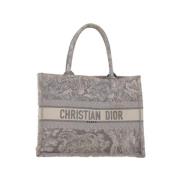 Pre-owned Canvas dior-bags Dior Vintage , Gray , Dames