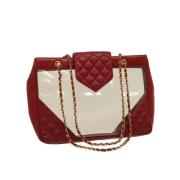 Pre-owned Canvas chanel-bags Chanel Vintage , Red , Dames