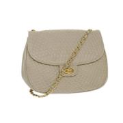 Pre-owned Leather shoulder-bags Bally Pre-owned , Beige , Dames