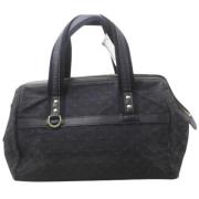 Tweedehands handtas Louis Vuitton Vintage , Black , Dames