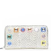 Pre-owned Leather wallets Fendi Vintage , White , Dames