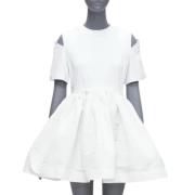 Pre-owned Cotton dresses Alexander McQueen Pre-owned , White , Dames