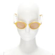 Pre-owned Acetate sunglasses Loewe Pre-owned , Yellow , Dames